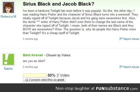 Sirius Black and Jacob Black
