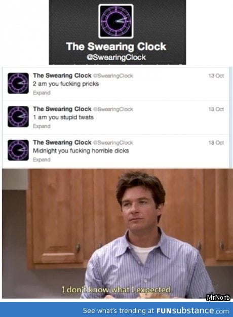 Swearing Clock