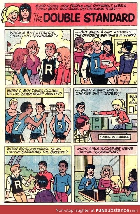 Double Standards - Even Betty And Veronica Know What's Up...