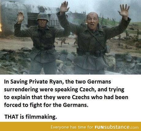 In Saving Private Ryan