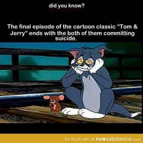 Tom and Jerry commits suicide