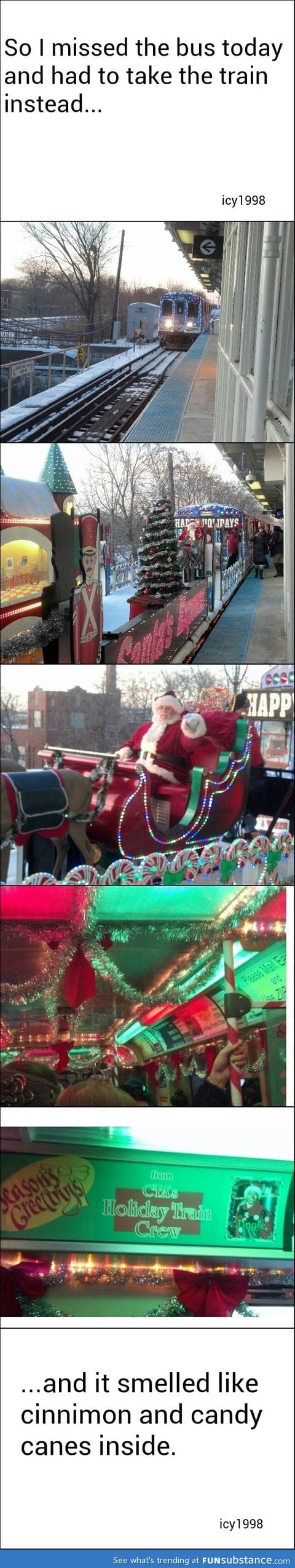 A Christmassy Train