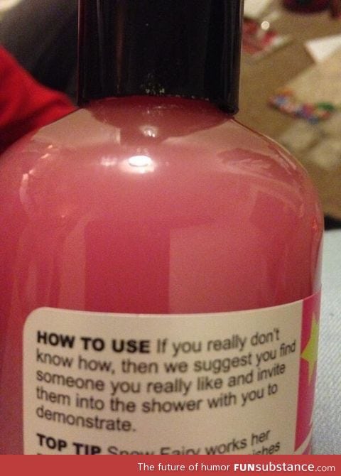 I didn't know body wash could be so s*xy and condescending