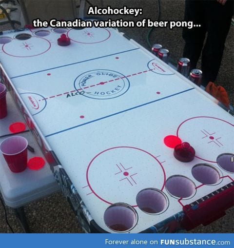 Canadian beer pong