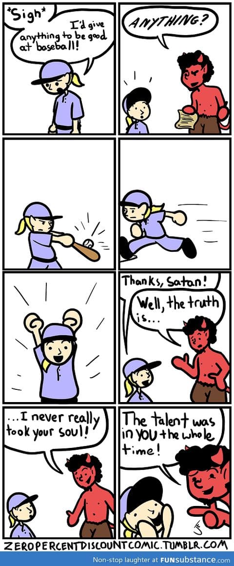 Good guy Satan