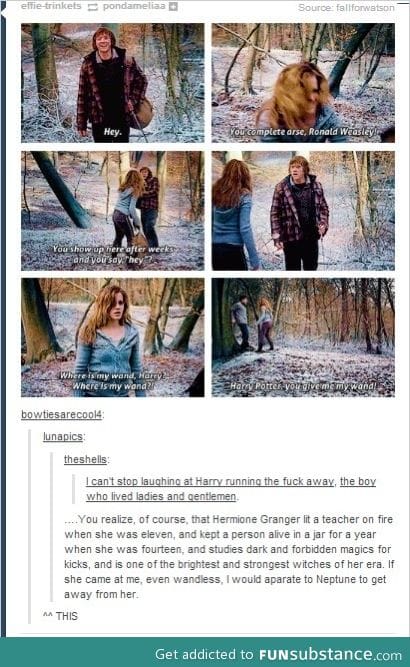 Hermione is one badass