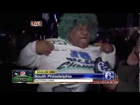 Eagles Fan is Really Excited the Eagles Beat the Cowboys