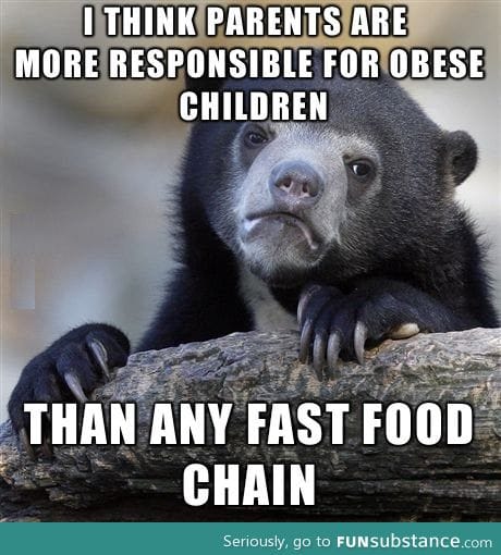 We shouldn't blame all on the fast food