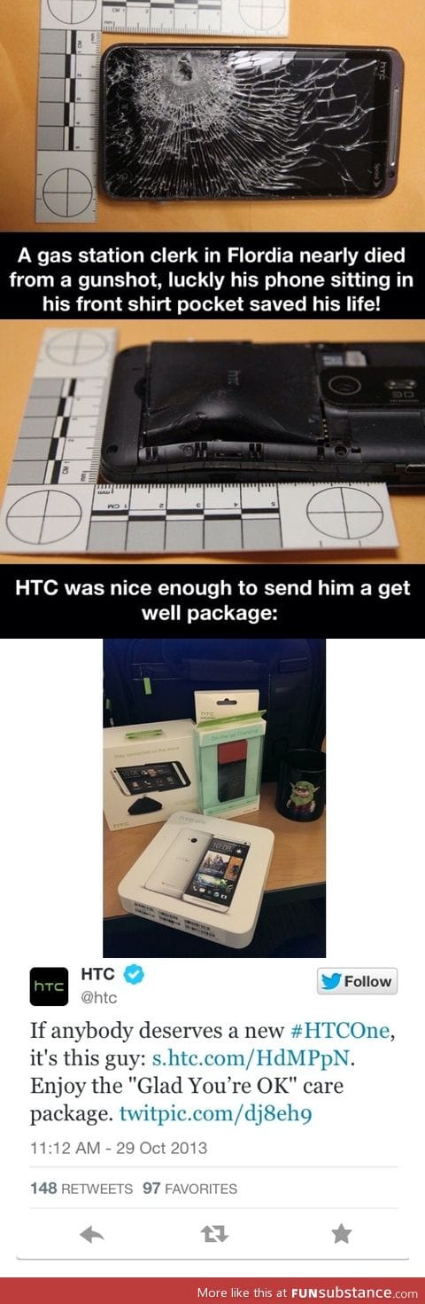 HTC saved his life