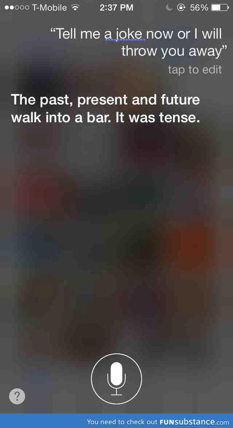 Siri has a sense of humor.