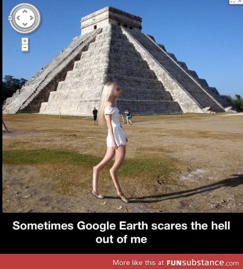 Scary google earth