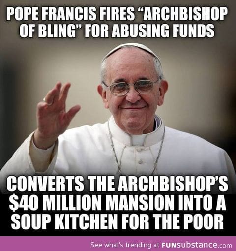 Finally! A pope that acts like a pope